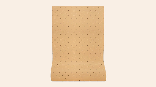 Dolce Dots Wallpaper, Panna Cotta, Roll