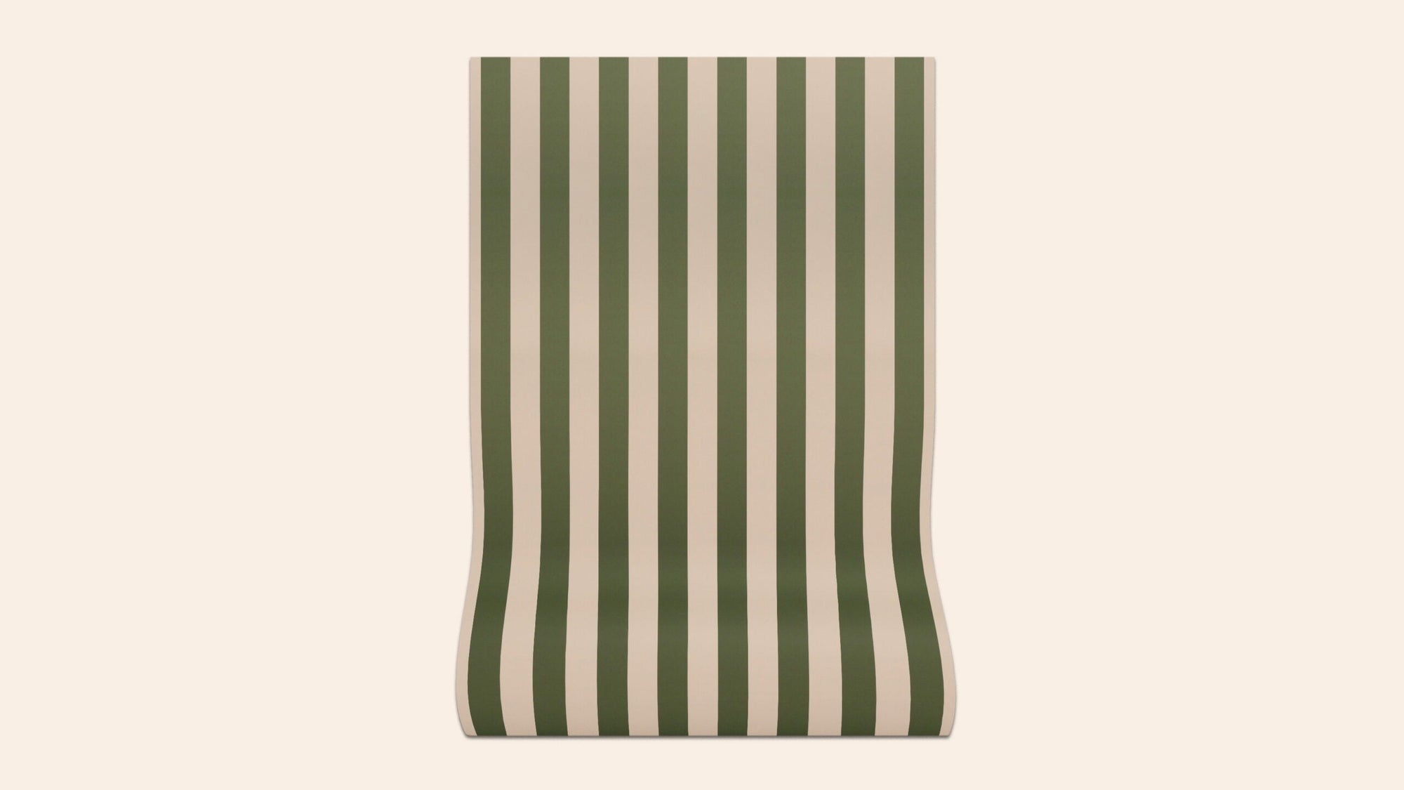 Sonia Stripe Wallpaper, Artichoke, Roll