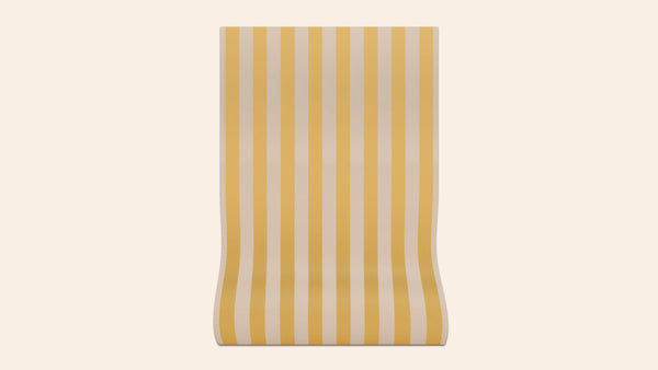 Sonia Stripe Wallpaper, Citron, Roll