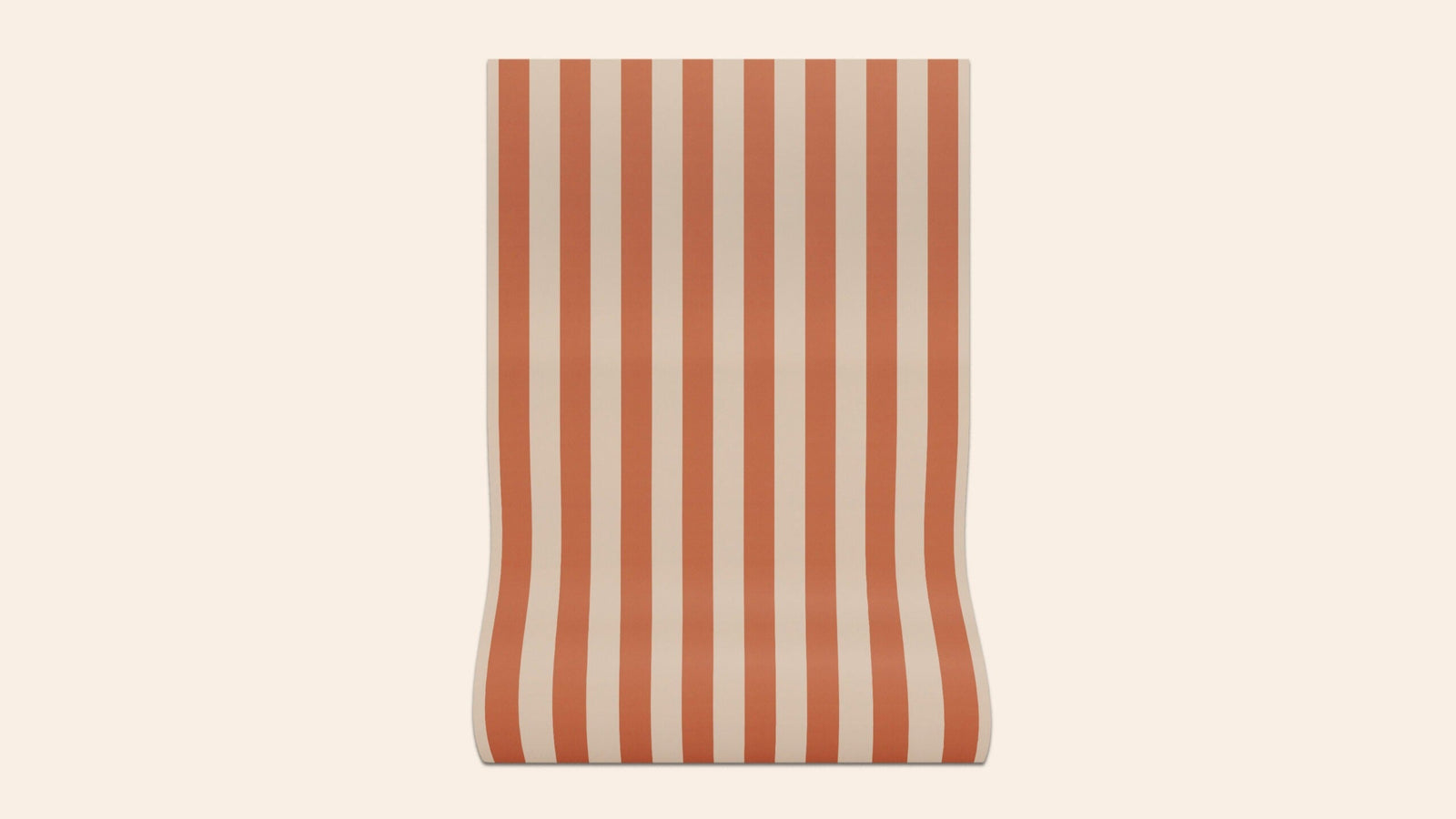 Sonia Stripe Wallpaper, Ginger, Roll