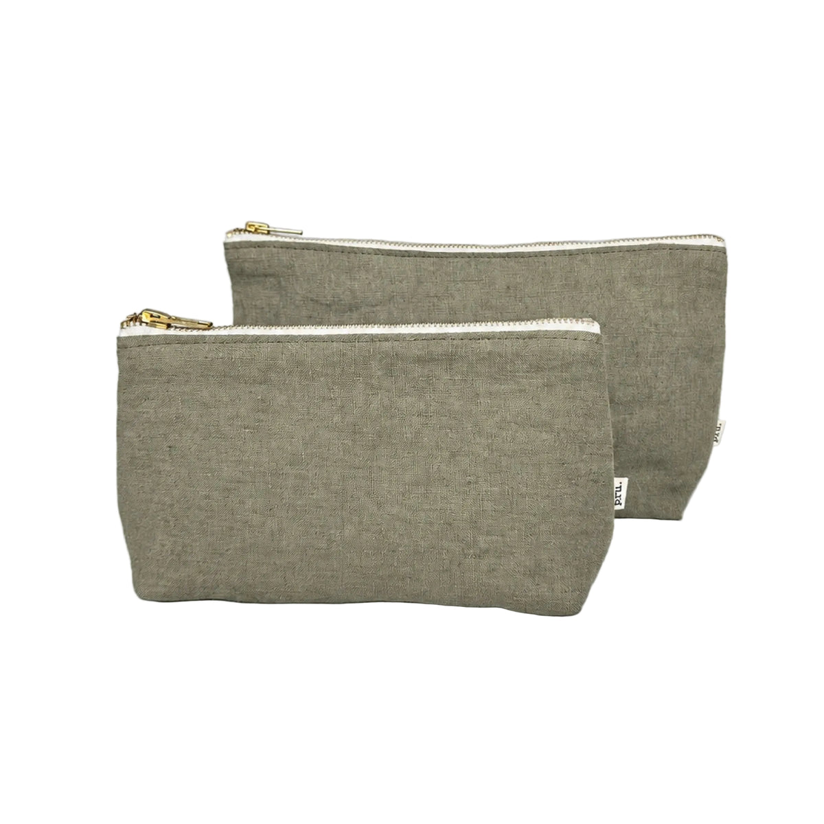 The Linen Pouch Bag - Sage Green