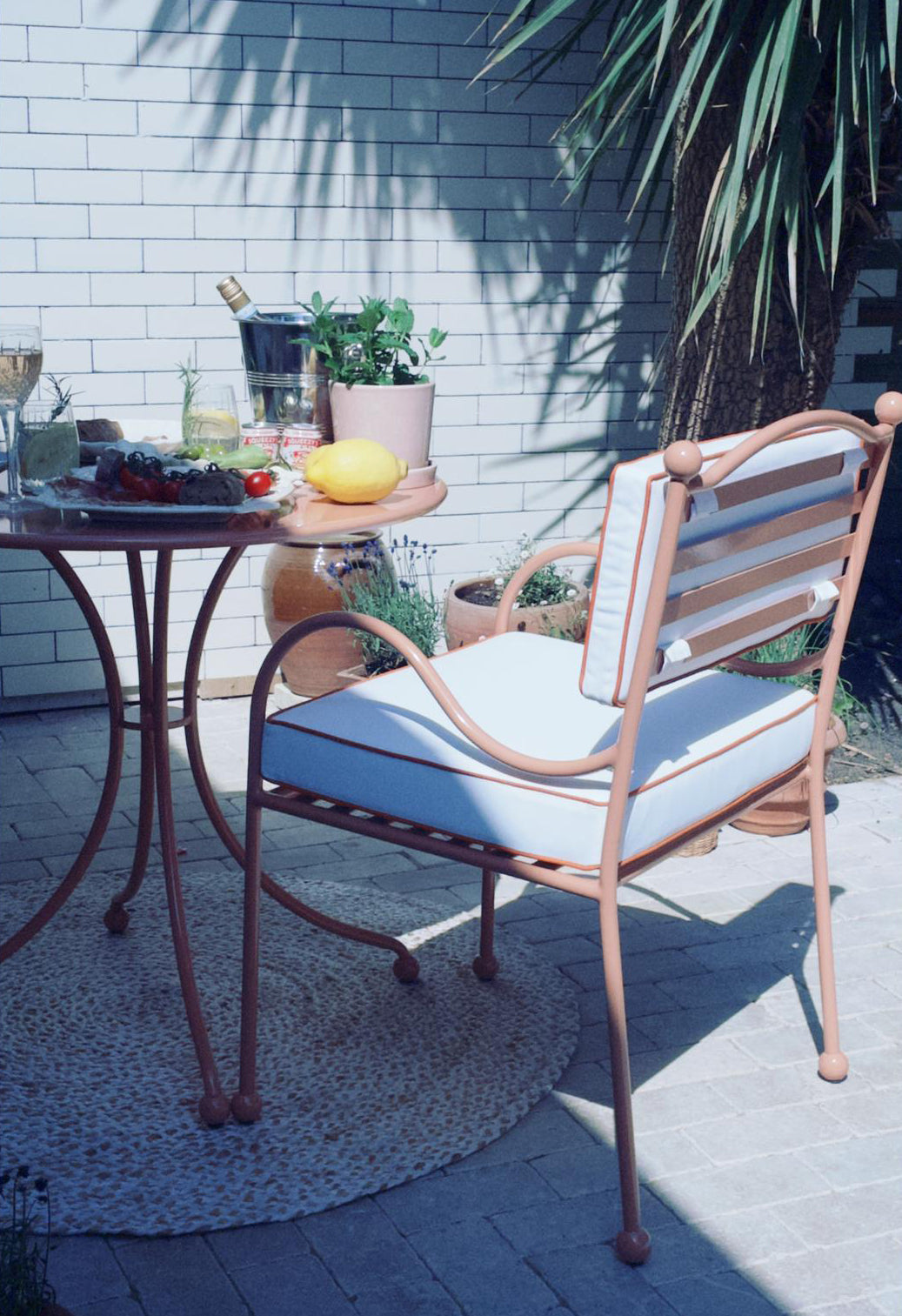 Panarea Bistro Table in Spritz