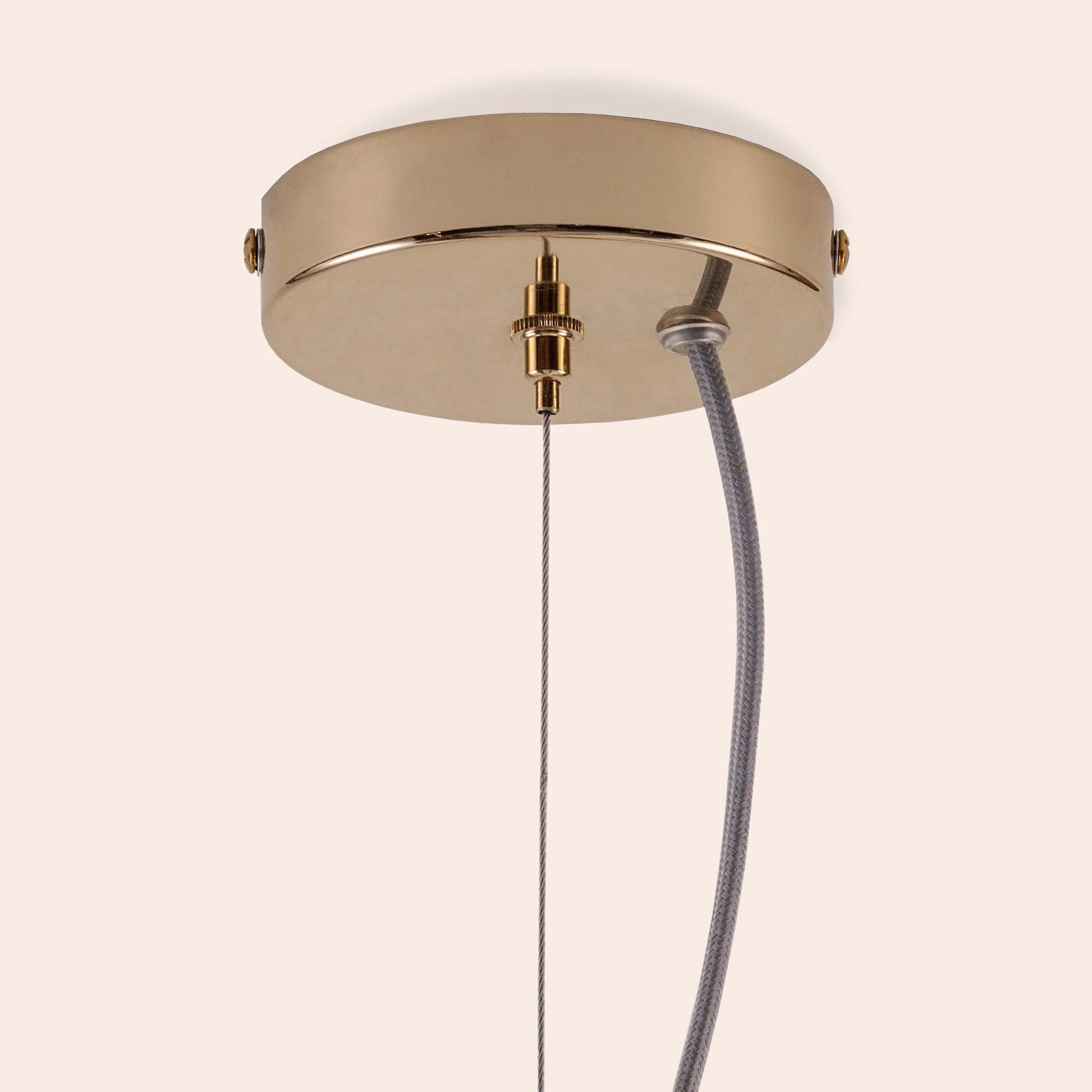 White glass disk chandelier ceiling light