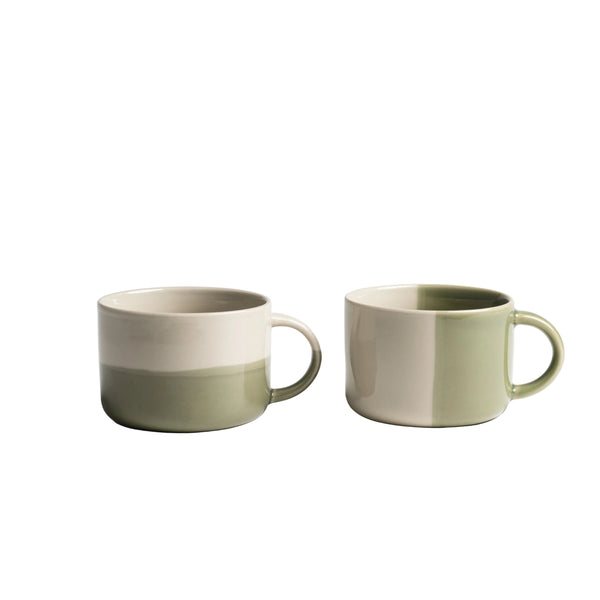 Rue Mug - Sage Green - Large (Set of 2)