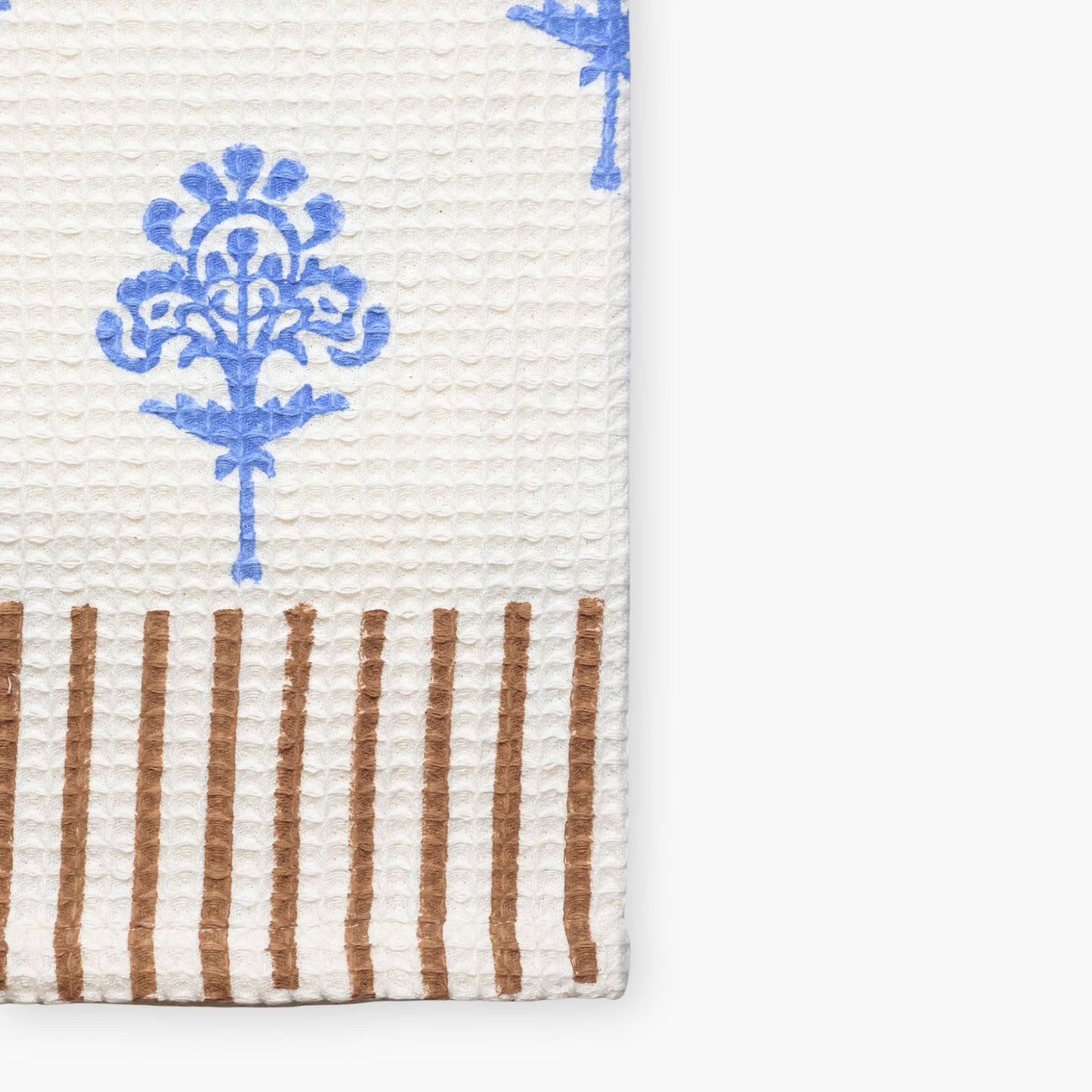 Harmony Cotton Waffle Kitchen Towels - Cornflour Blue