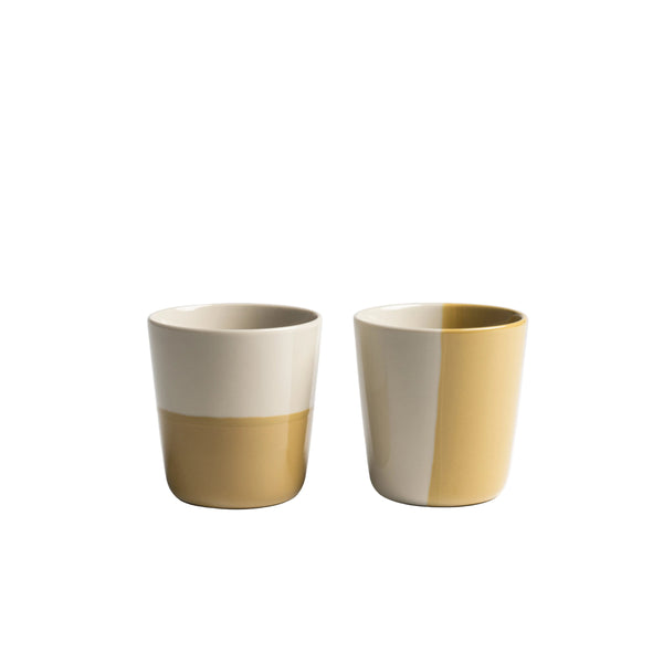 Rue Beaker - Mustard Yellow - Large (Set of 2)