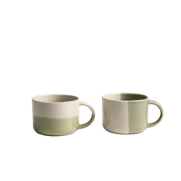 Rue Mug - Sage Green - Medium (Set of 2)