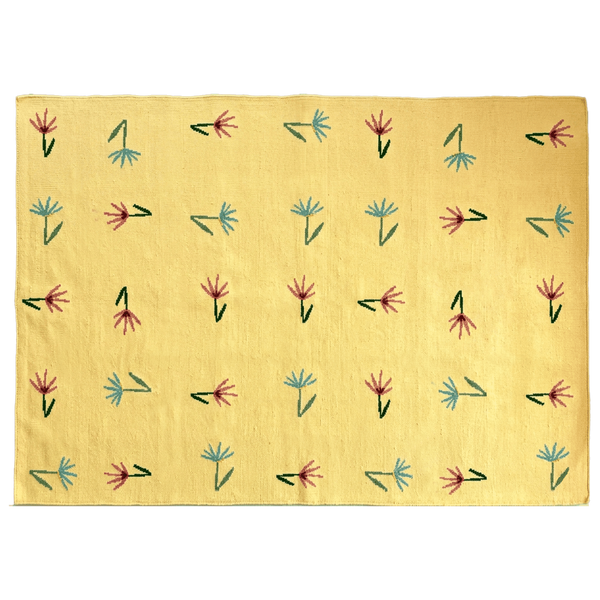 The Wildflowers Rug in Yellow