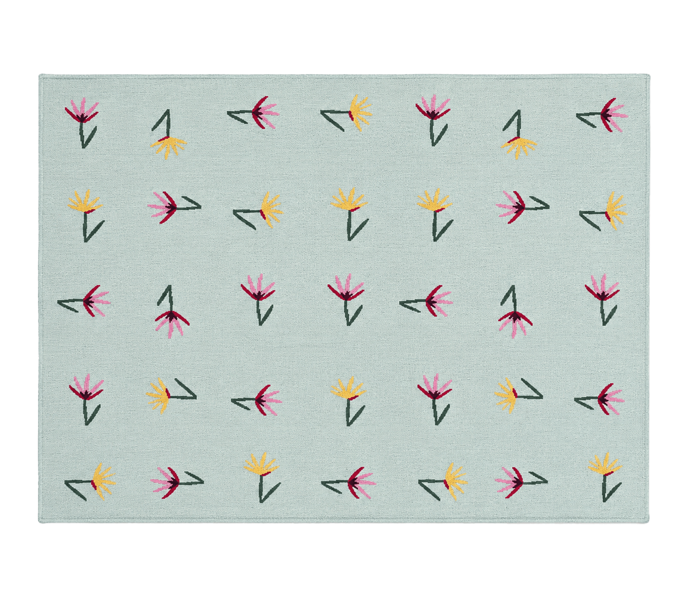 The Wildflowers Rug in Blue