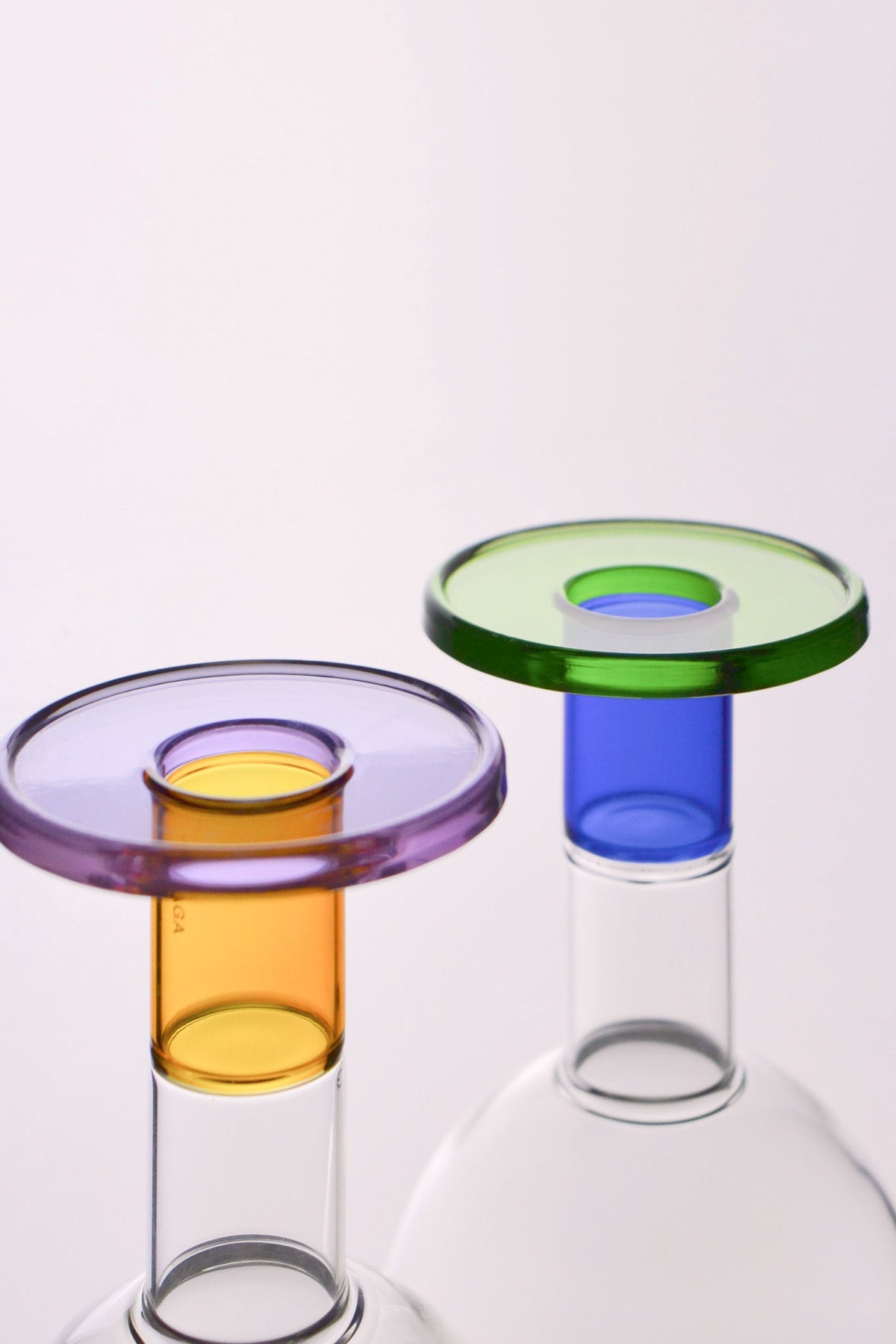 Wine Candle Glasses x 2 - Eclipse TRAGA