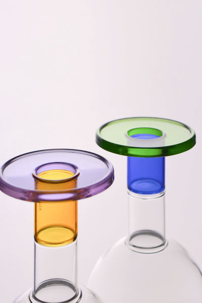 Wine Candle Glasses x 2 - Eclipse TRAGA