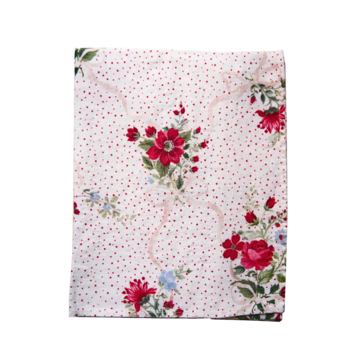 Winter Bouquet Runner Ivory Bows