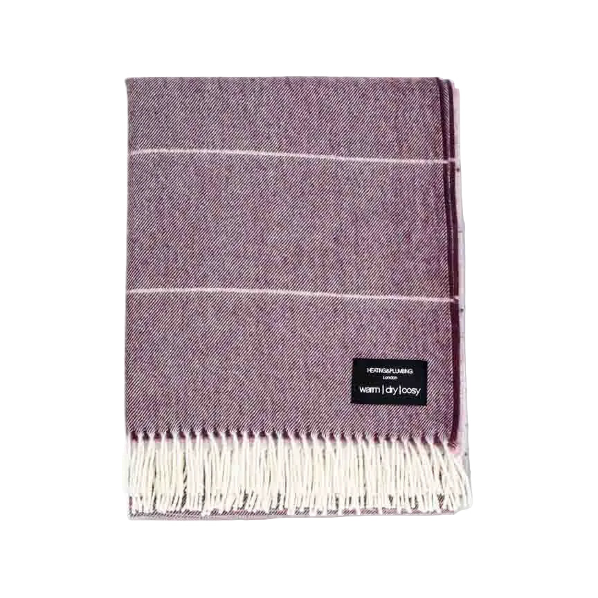 Wonderland - Alpaca & Merino Lambswool Blanket - Purple
