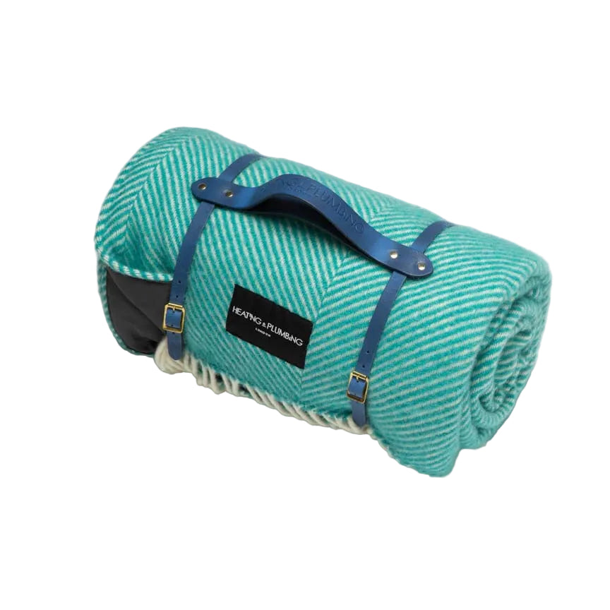 Pure New Wool Picnic Blanket - Cornish Cove