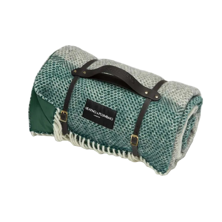 Pure New Wool Picnic Blanket - Down to the Valley