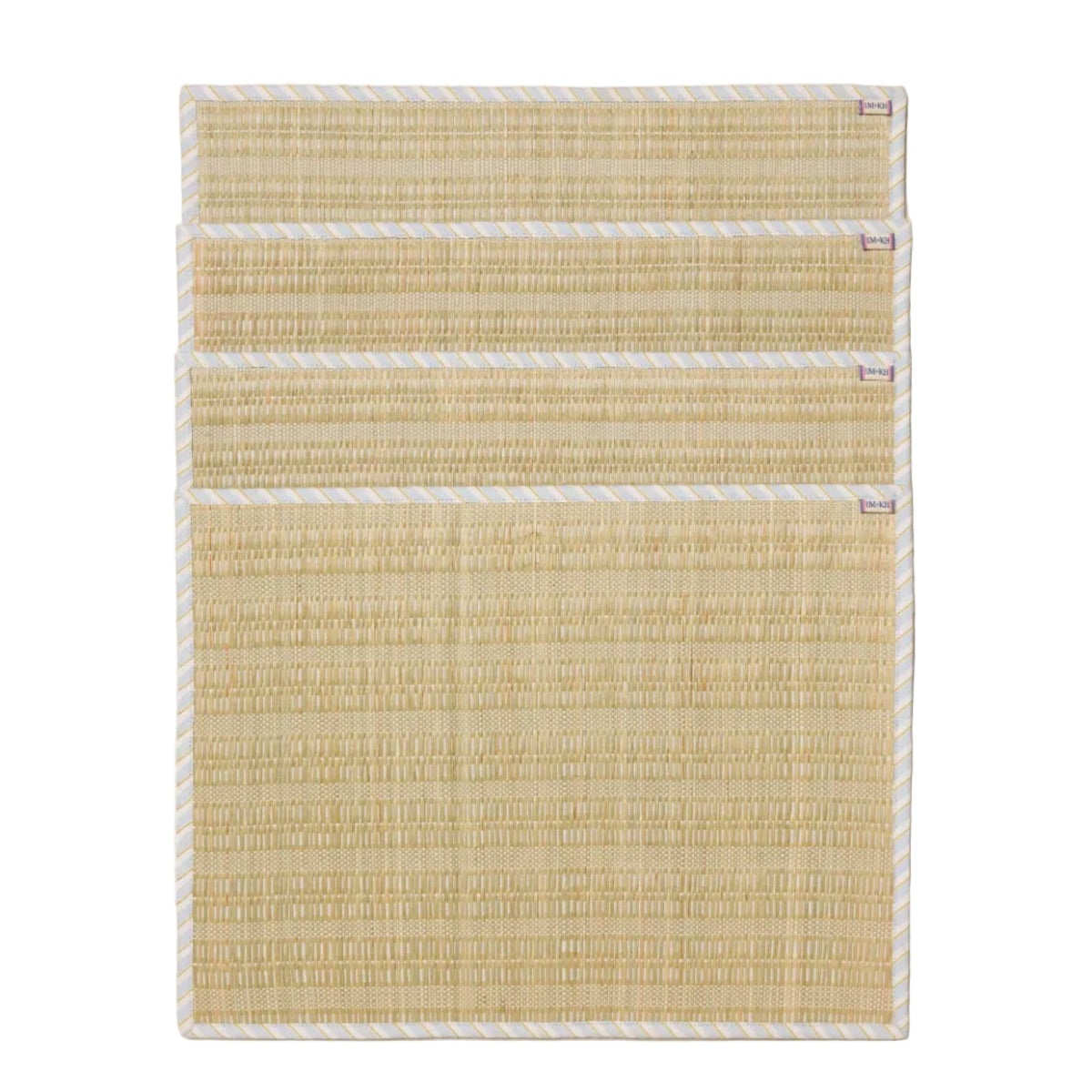 Rushcutters Bay Woven Afternoon Placemats - Rectangle - Set Of 4