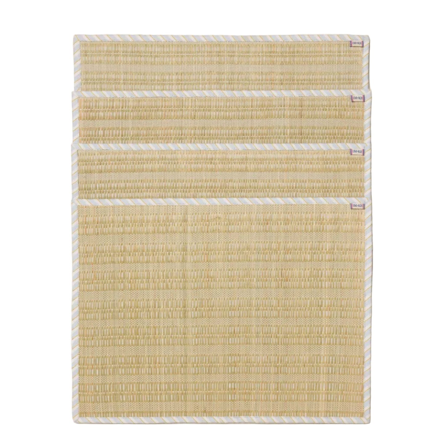 Rushcutters Bay Woven Afternoon Placemats - Rectangle - Set Of 4