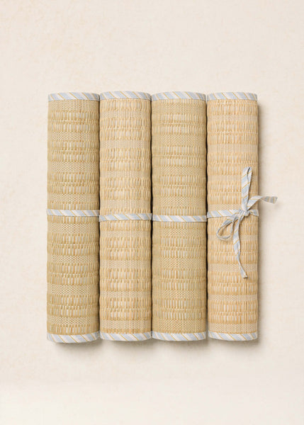 Rushcutters Bay Woven Afternoon Placemats - Rectangle - Set Of 4