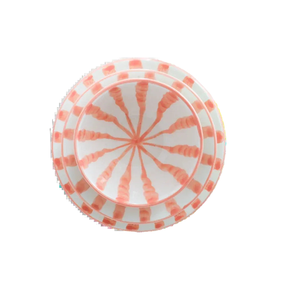 Wave Dinner Set - Blush - 3 Piece