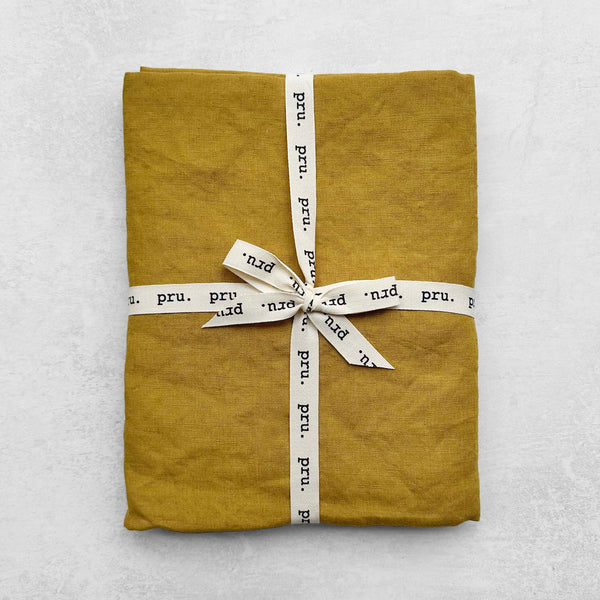 Travel Towel 100% OEKO-TEX® Certified Linen - Ochre