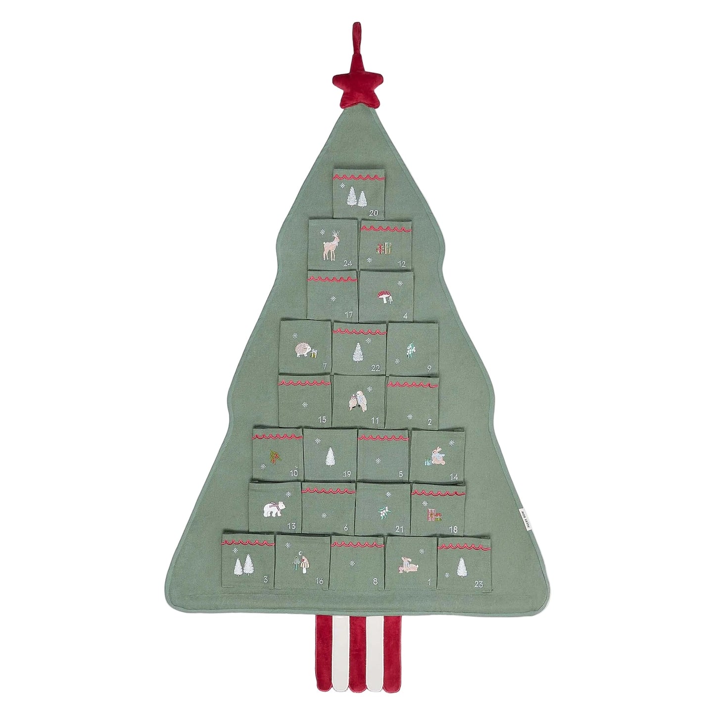 Fabric Advent Calendar - Christmas Tree