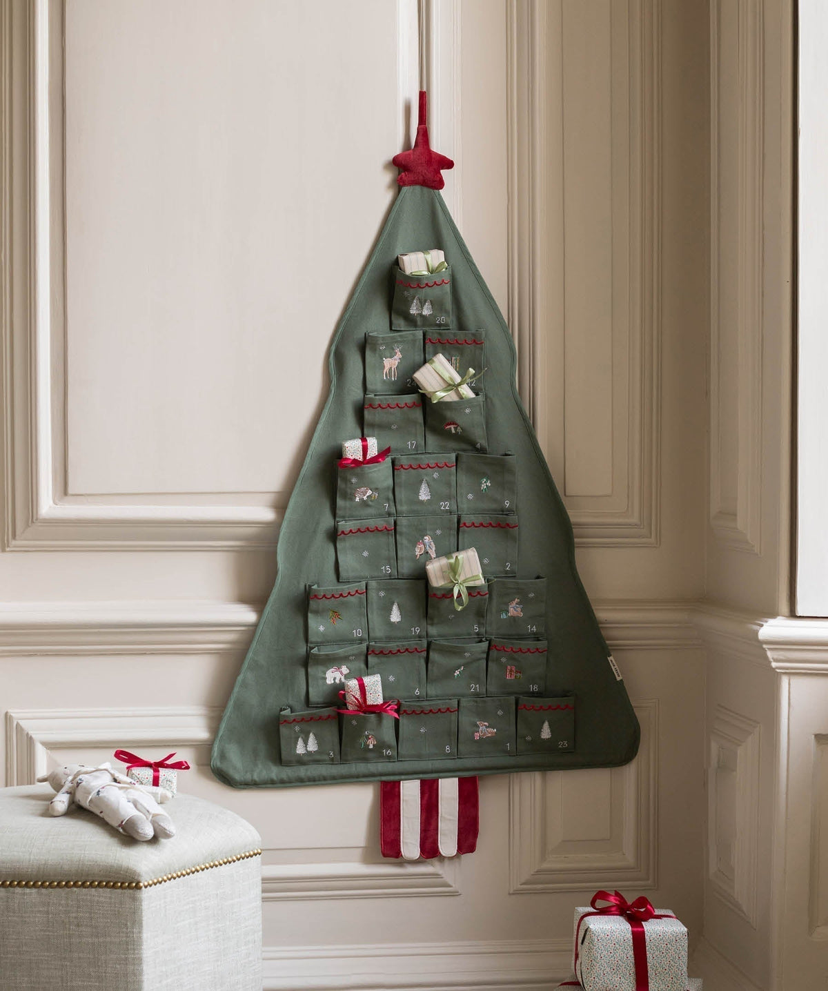 Fabric Advent Calendar - Christmas Tree