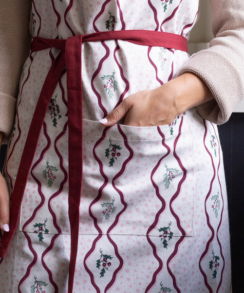 Kitchen Apron - Berry Ribbons