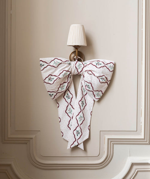Christmas Hanging Bow - Berry Ribbons