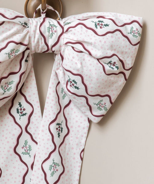 Christmas Hanging Bow - Berry Ribbons