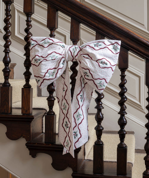 Christmas Hanging Bow - Berry Ribbons