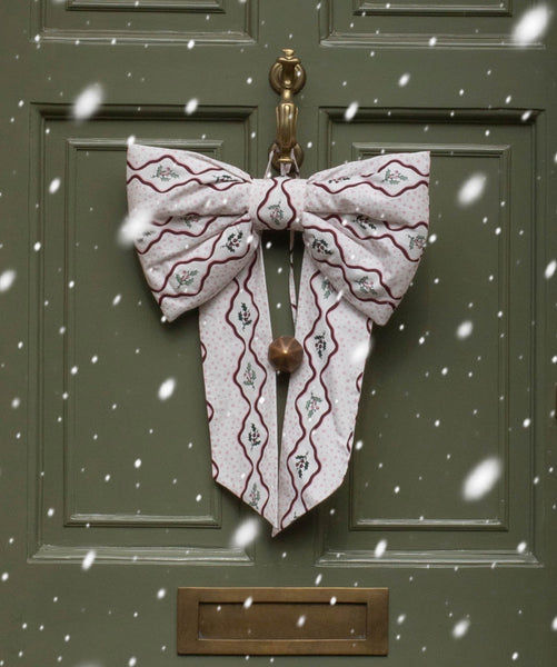 Christmas Hanging Bow - Berry Ribbons