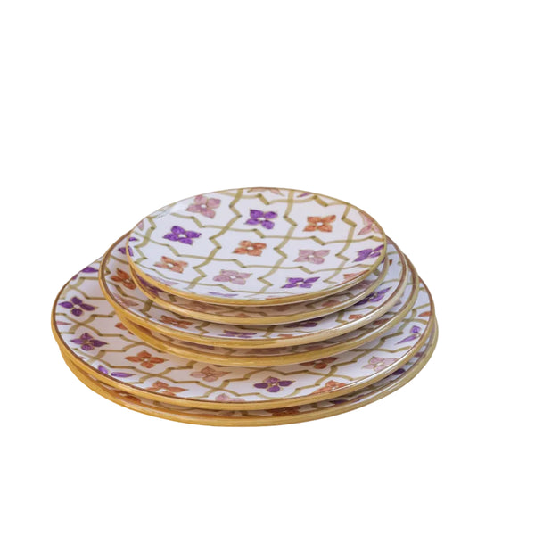 Large Flat Plate - Oasis 70's Gold