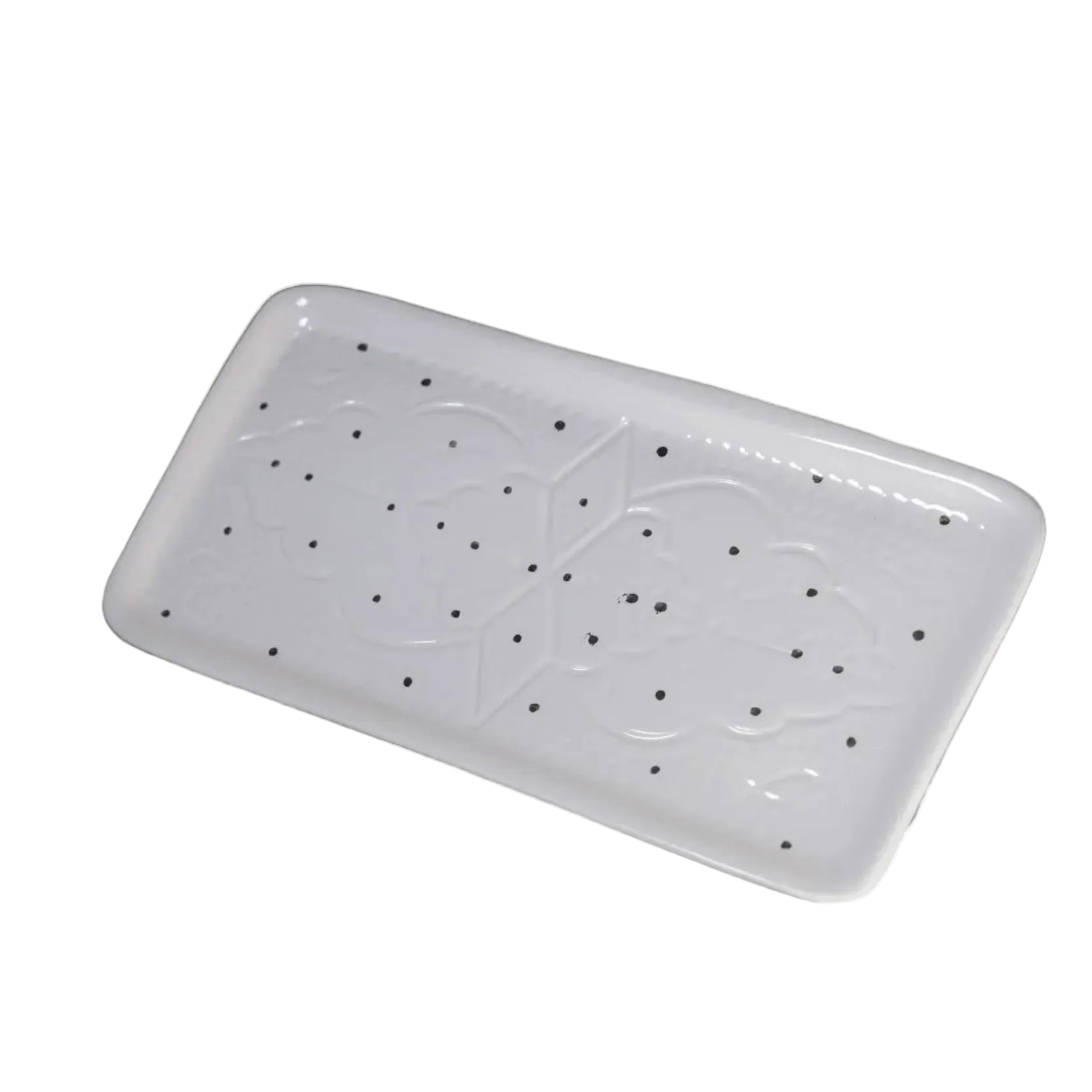 Long Rectangular Tray - Silver Noor Imprint