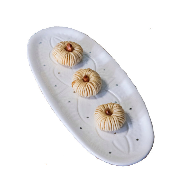 Small Oval Tray - Silver Noor Imprint