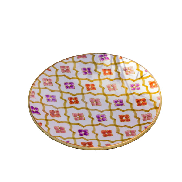 Medium Flat Plate - 70's Oasis Gold