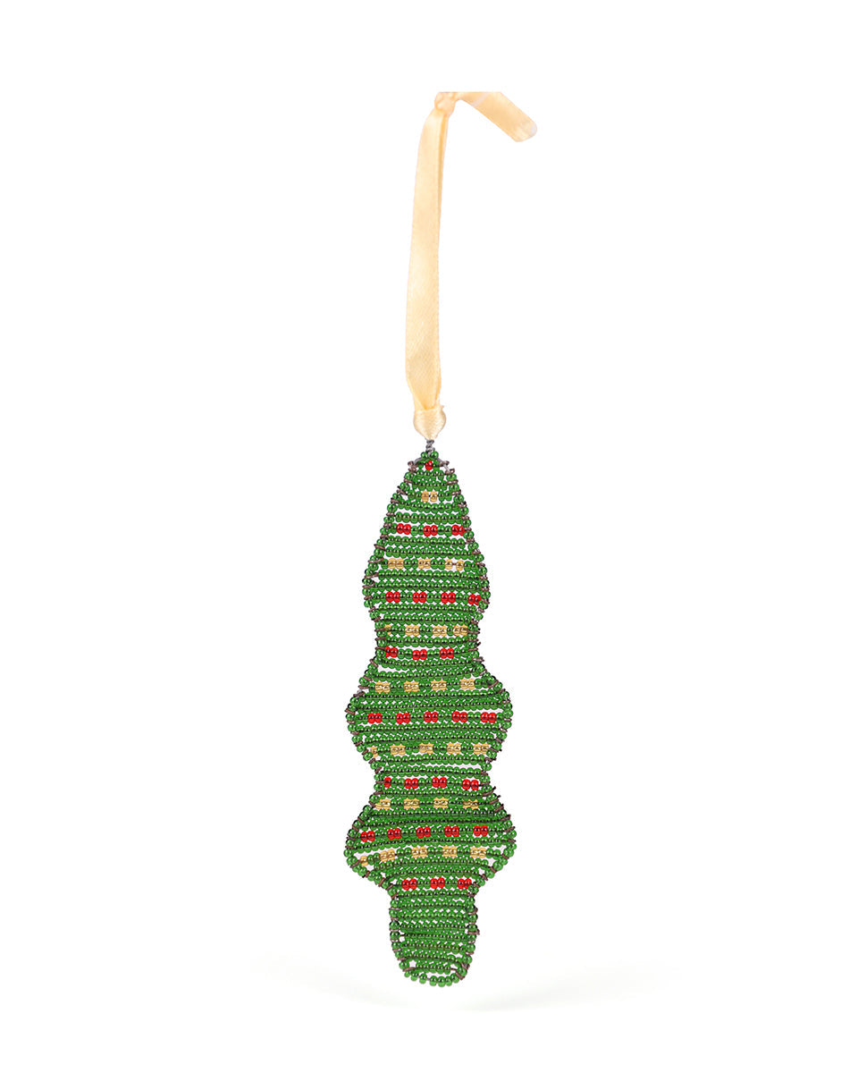 MTI: Handwoven Beaded Tree Decoration