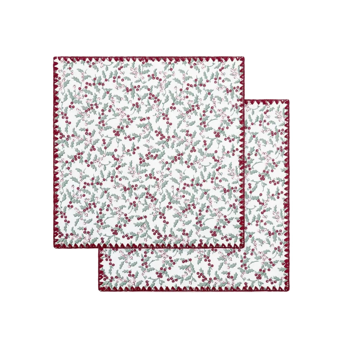 Napkins, Set of 2 - Berry Vines