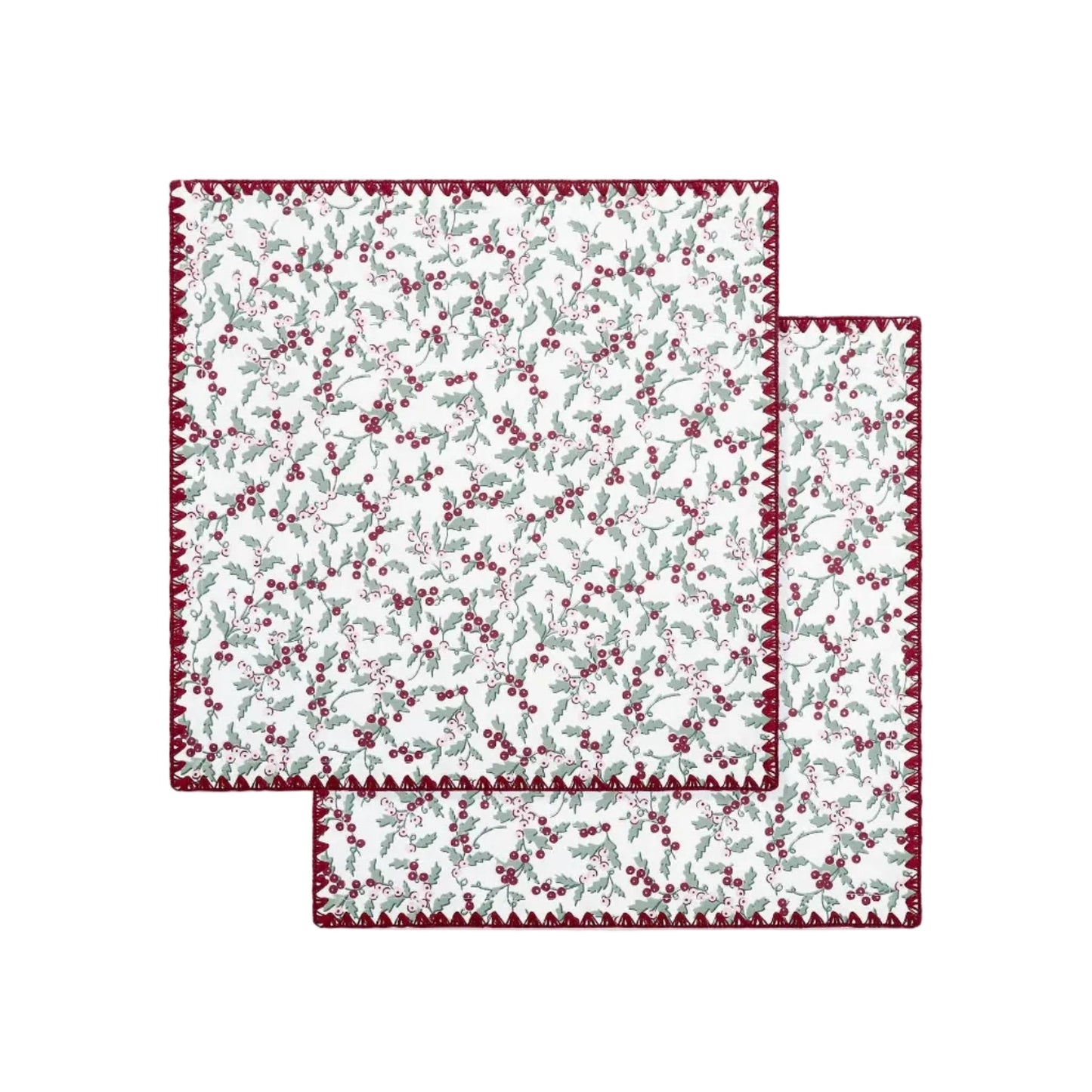 Napkins, Set of 2 - Berry Vines