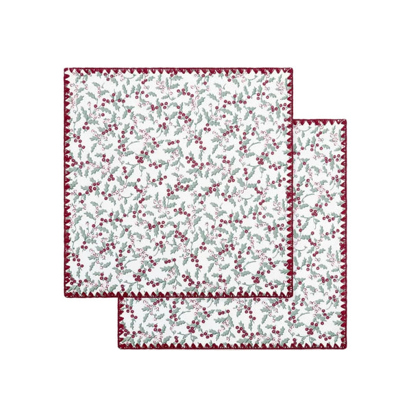 Napkins, Set of 2 - Berry Vines