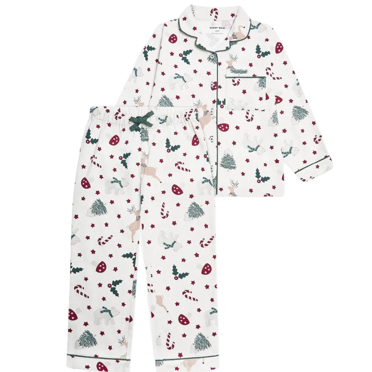 Children's Flannel Pyjamas -  Christmas Carousel