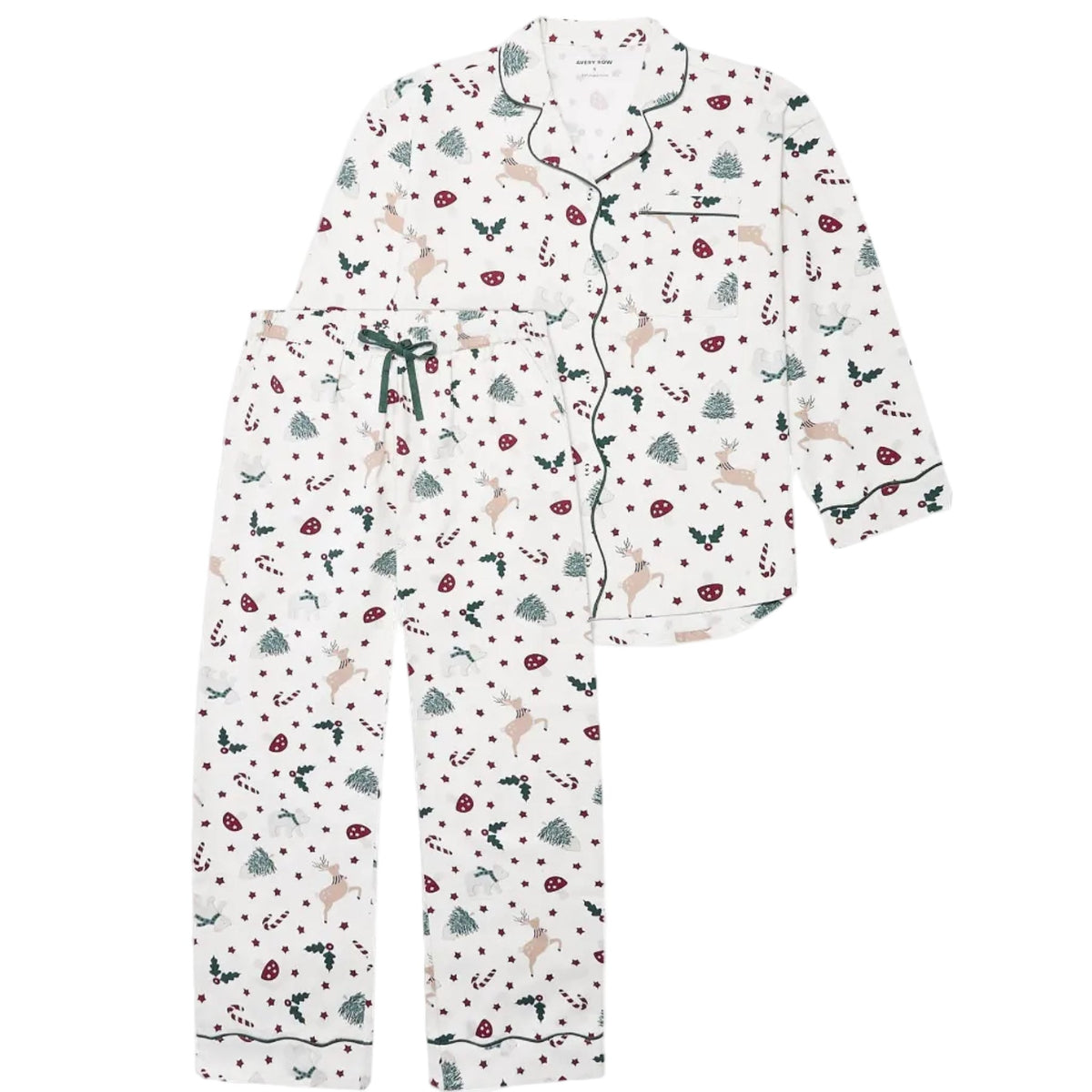 Women's Flannel Pyjamas - Christmas Carousel