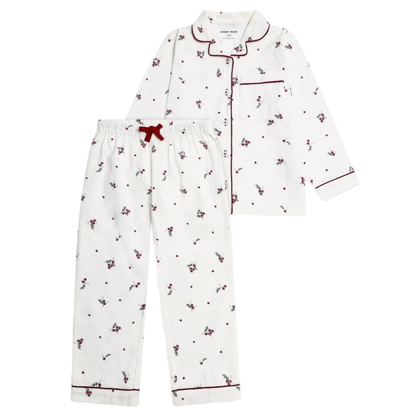 Children's Flannel Pyjamas - Holly Scatter