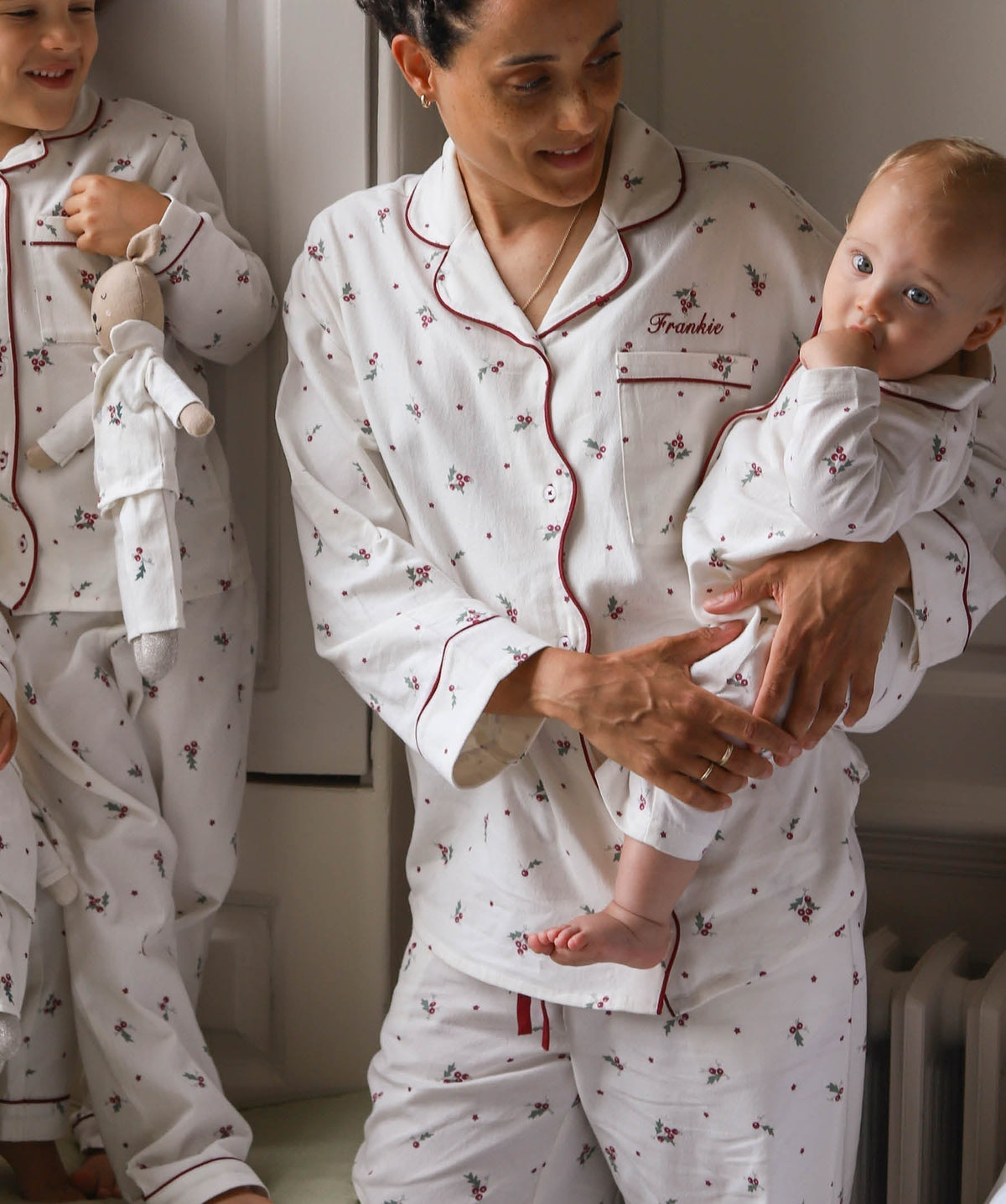 Women's Flannel Pyjamas - Holly Scatter