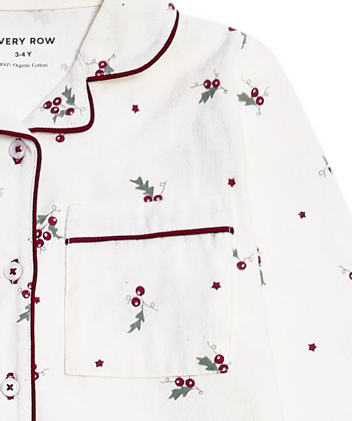 Children's Flannel Pyjamas - Holly Scatter
