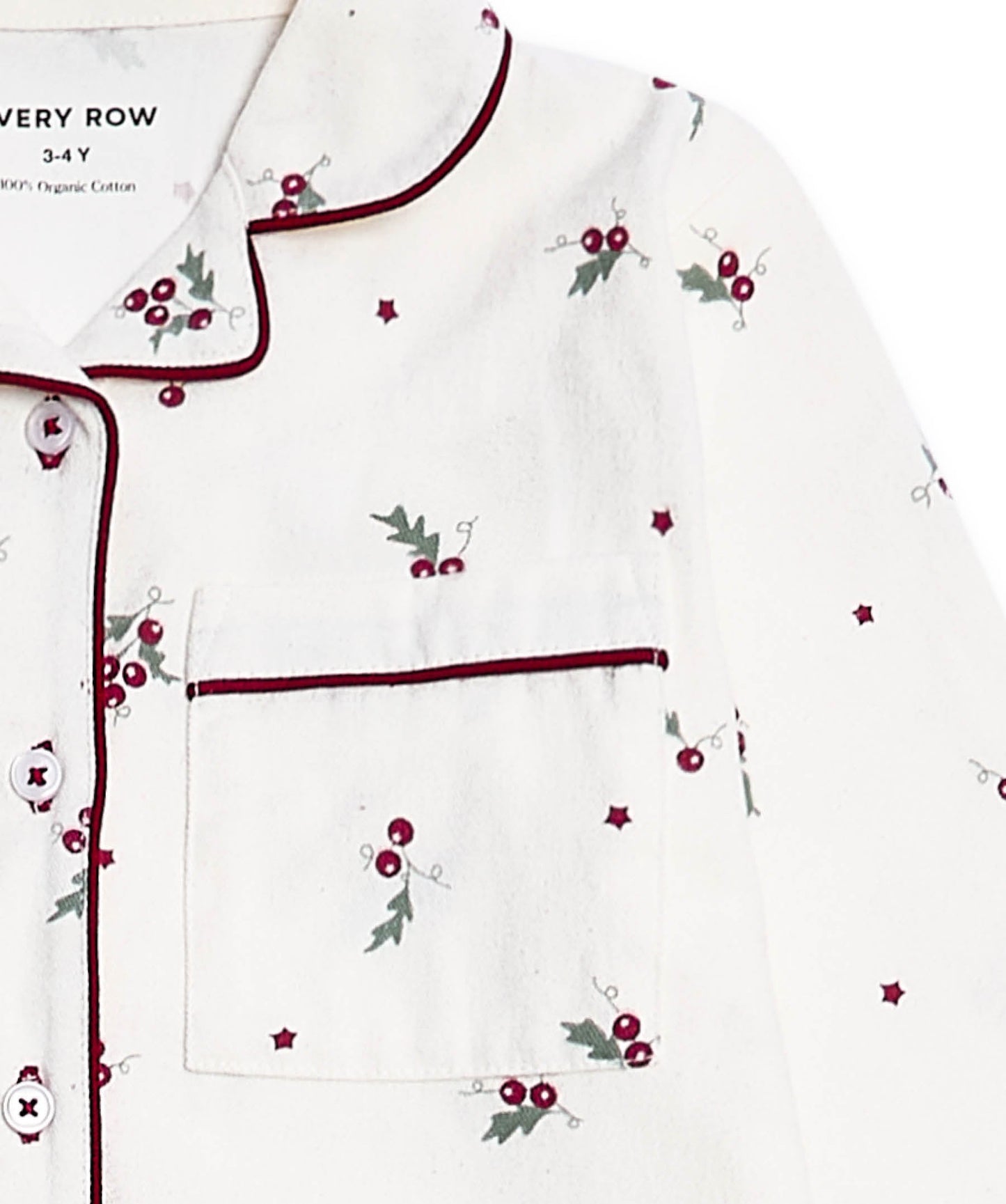 Children's Flannel Pyjamas - Holly Scatter