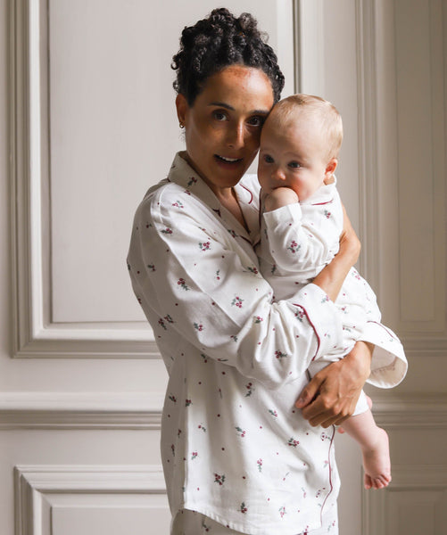 Women's Flannel Pyjamas - Holly Scatter
