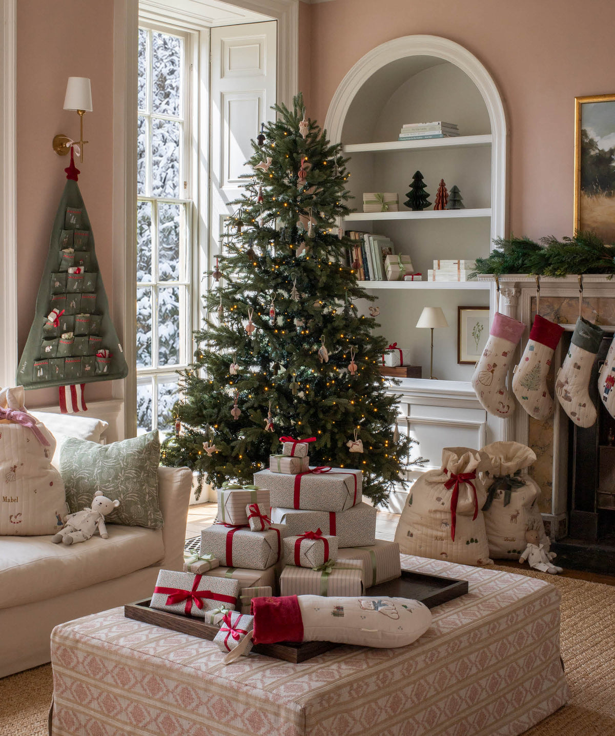 Christmas Present Sack - Sugar Plum Fairy