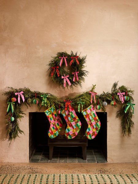 Patchwork Christmas Stocking