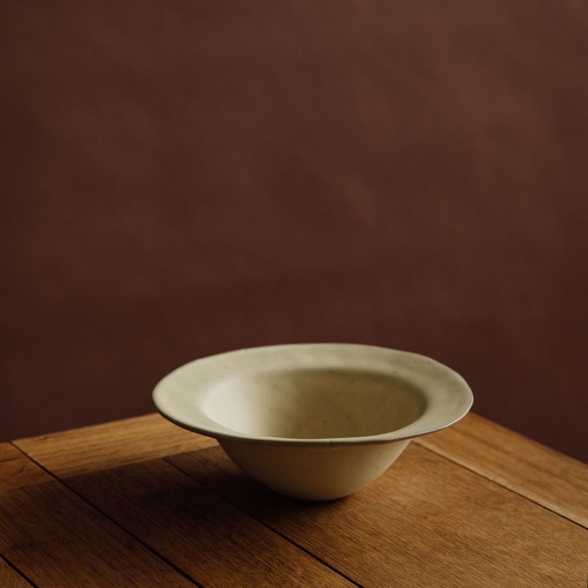 Yukina Omori Rim bowl (Light Beige / Dark Beige)