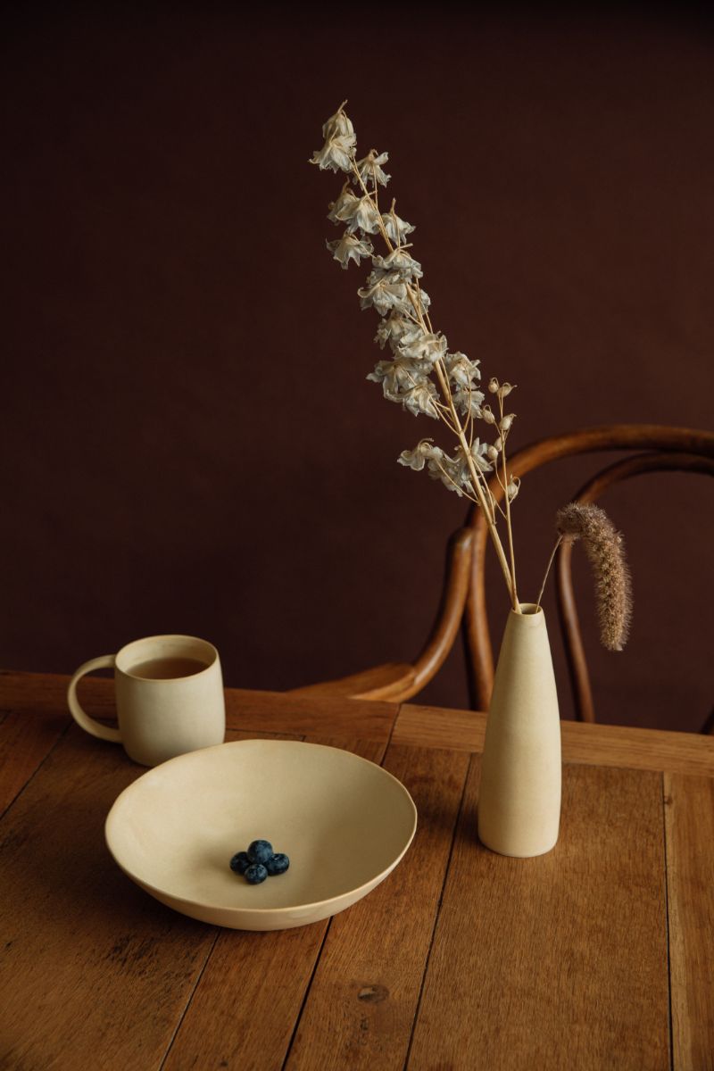 Yukina Omori Deep Plate (Light Beige / Dark Beige)
